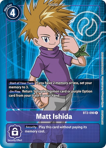 Matt Ishida - BT2-090 (Box Topper) [BT2-090] [Release Special Booster] Normal