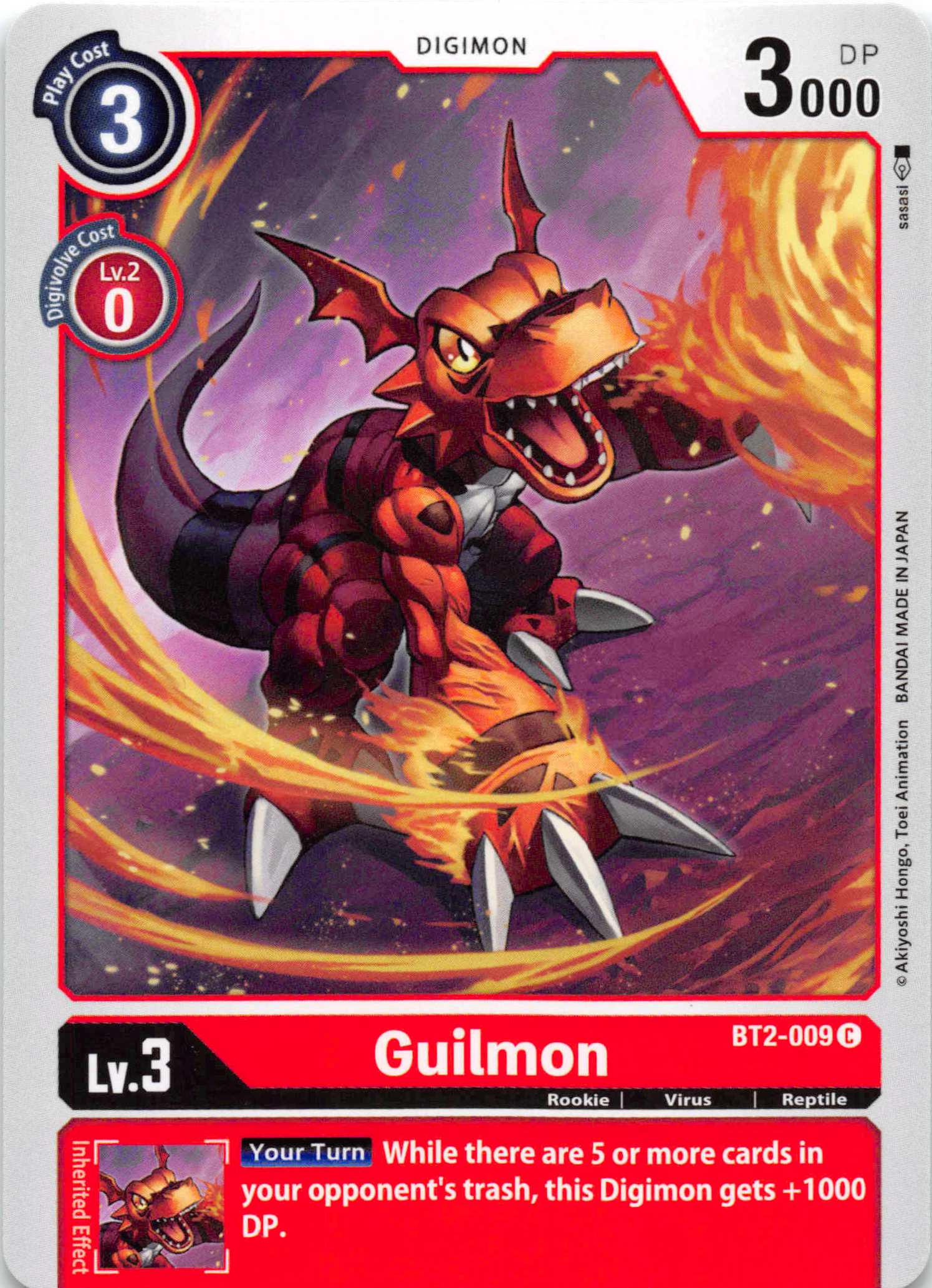 Guilmon [BT2-009] [Release Special Booster] Normal