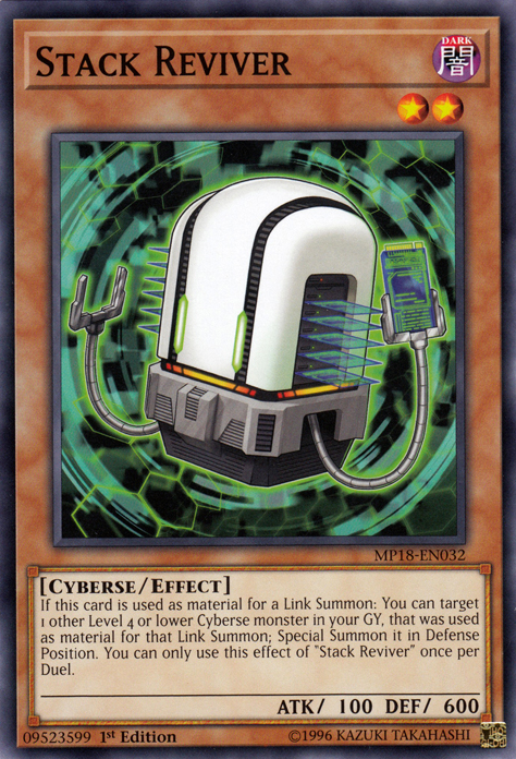 Stack Reviver [MP18-EN032] Common - Duel Kingdom