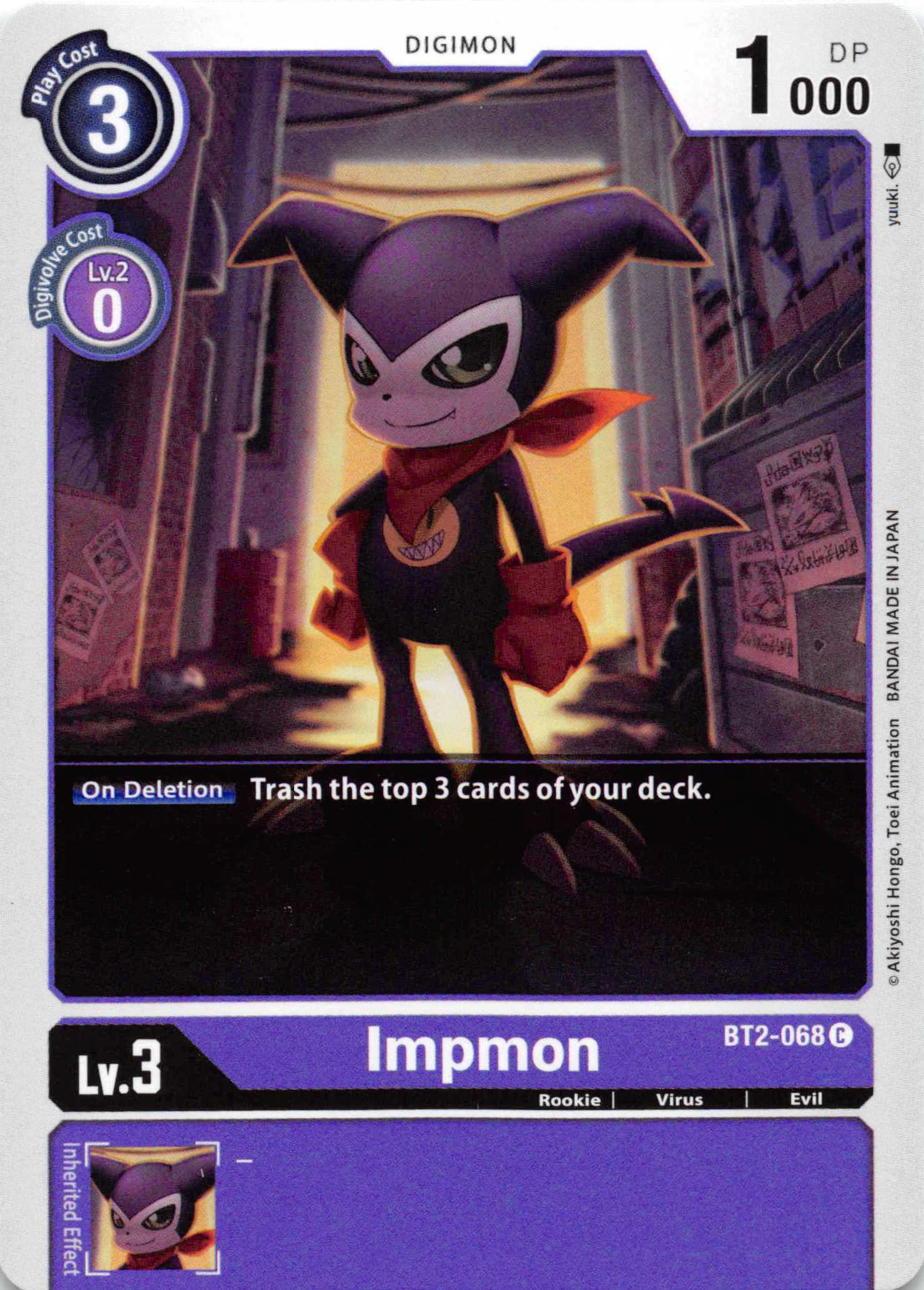 Impmon [BT2-068] [Release Special Booster] Normal