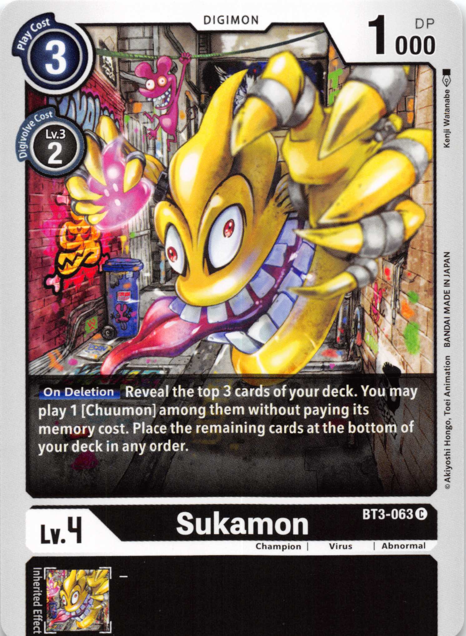 Sukamon [BT3-063] [Release Special Booster] Normal