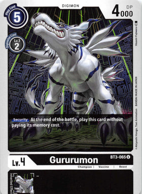 Gururumon [BT3-065] [Release Special Booster] Normal