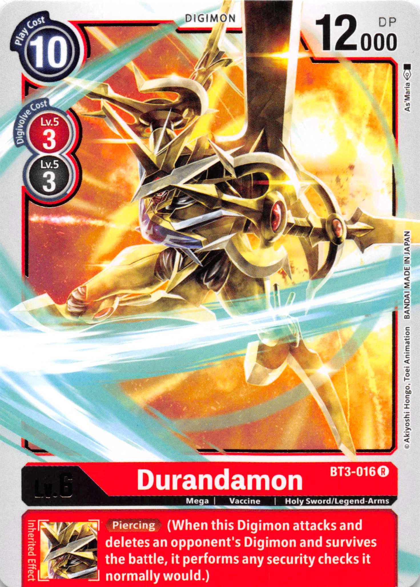 Durandamon [BT3-016] [Release Special Booster] Normal