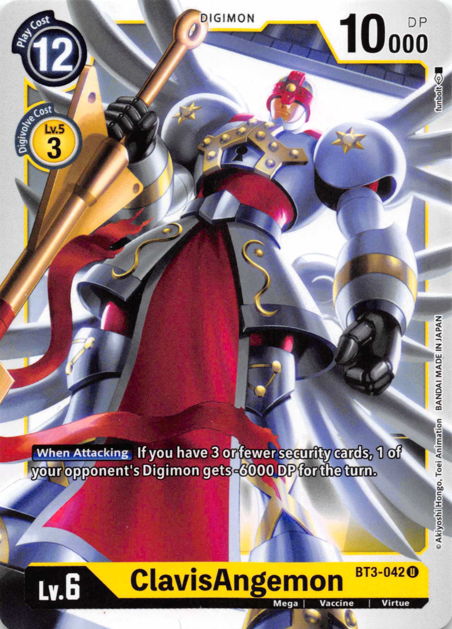 ClavisAngemon [BT3-042] [Release Special Booster] Normal