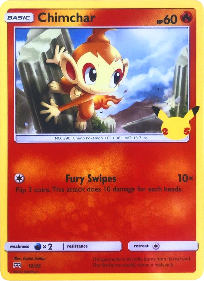 Chimchar [12/25] - McDonalds Collection 2021 Holofoil