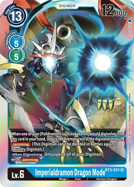 Imperialdramon Dragon Mode [BT3-031] [Release Special Booster] Foil