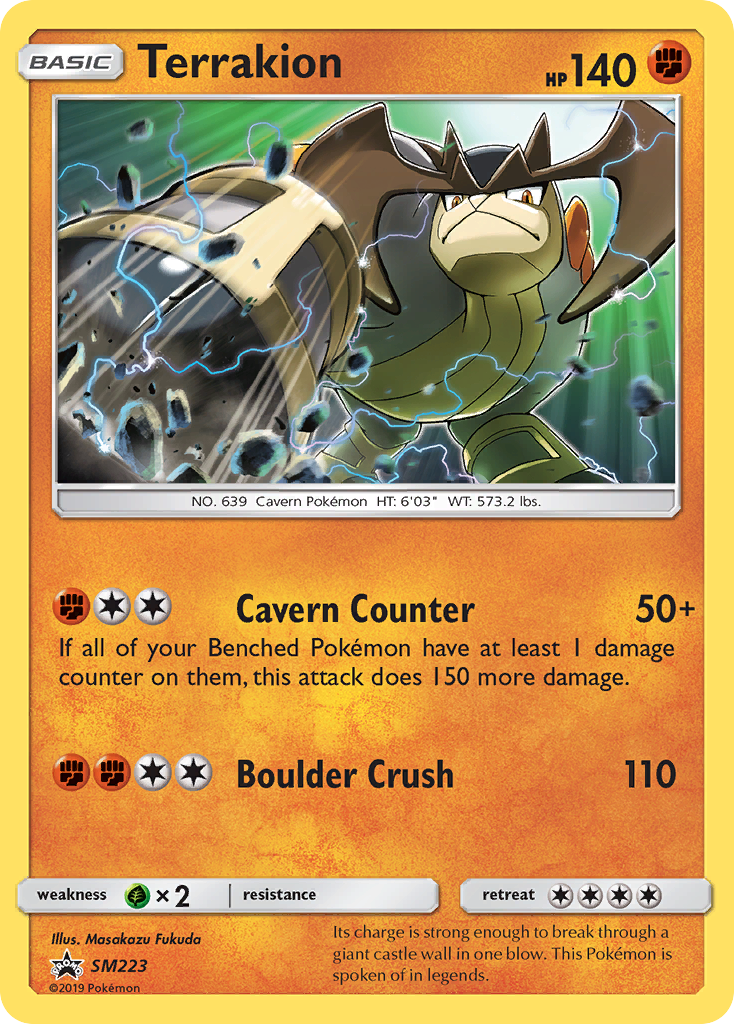 Terrakion (SM223) [Sun & Moon: Black Star Promos] - Duel Kingdom