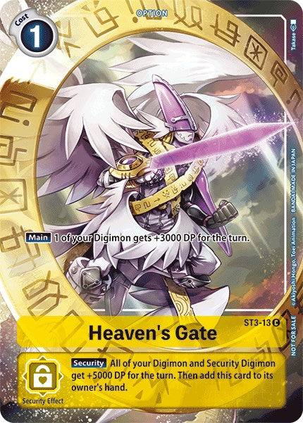 Heaven's Gate - ST3-13 (Tamer's Evolution Box) [ST3-13-C] [Starter Deck 03: Heaven's Yellow] Foil\