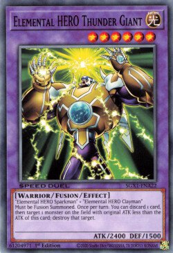 Elemental HERO Thunder Giant [SGX1-ENA22] Common - Duel Kingdom
