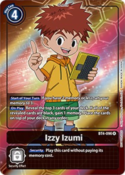 Izzy Izumi (Box Topper) [BT4-096] [Great Legend] Foil