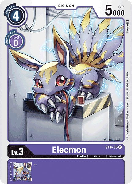 Elecmon [ST6-05] [Starter Deck 06: Venomous Violet] Normal