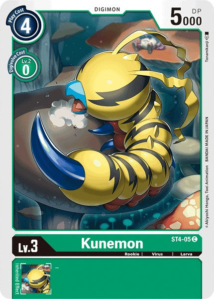 Kunemon [ST4-05] [Starter Deck 04: Giga Green] Normal