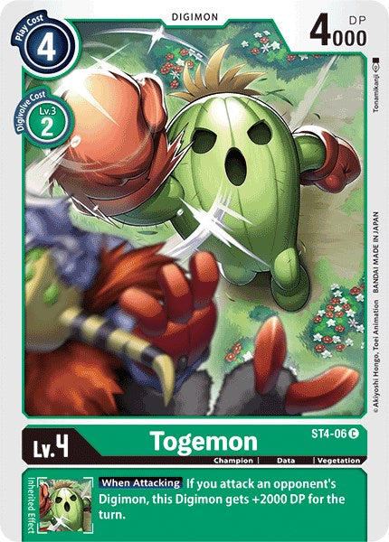 Togemon [ST4-06] [Starter Deck 04: Giga Green] Normal