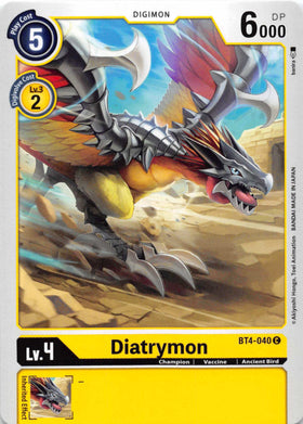 Diatrymon [BT4-040] [Great Legend] Normal