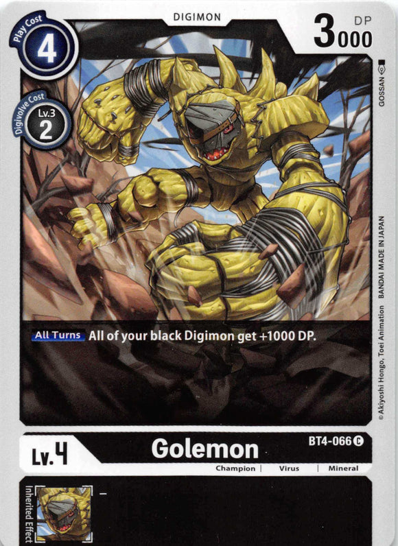 Golemon [BT4-066] [Great Legend] Normal