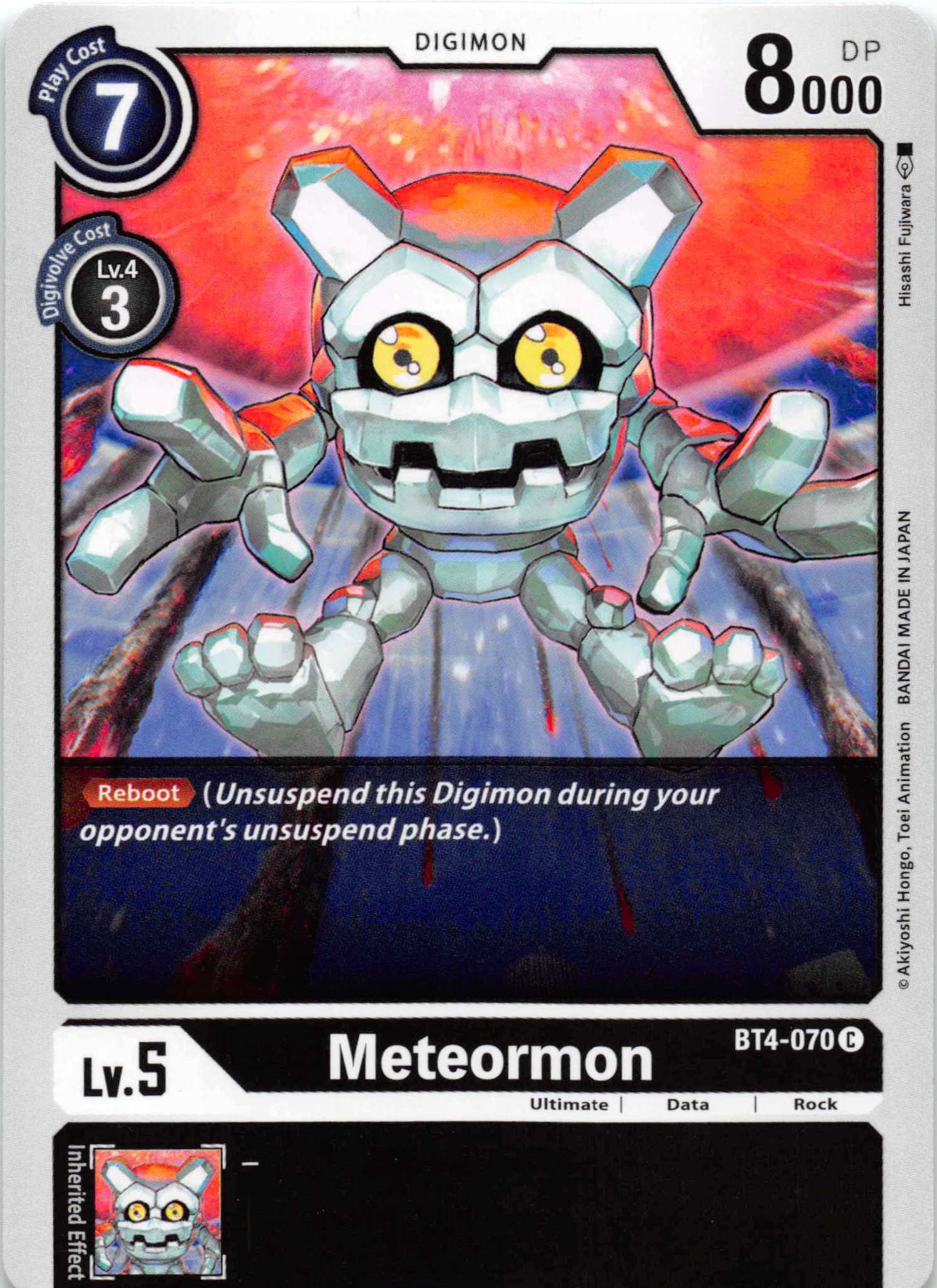 Meteormon [BT4-070] [Great Legend] Normal