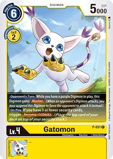 Gatomon - P-031 [P-031] [Digimon Promotion Cards] Normal