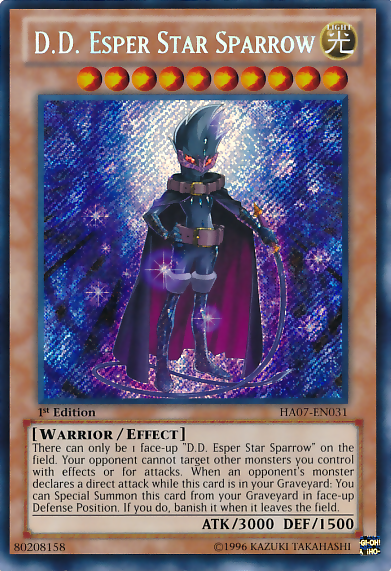 D.D. Esper Star Sparrow [HA07-EN031] Secret Rare - Duel Kingdom