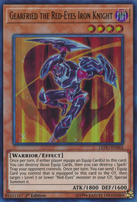 Gearfried the Red-Eyes Iron Knight [LEDU-EN002] Ultra Rare - Duel Kingdom