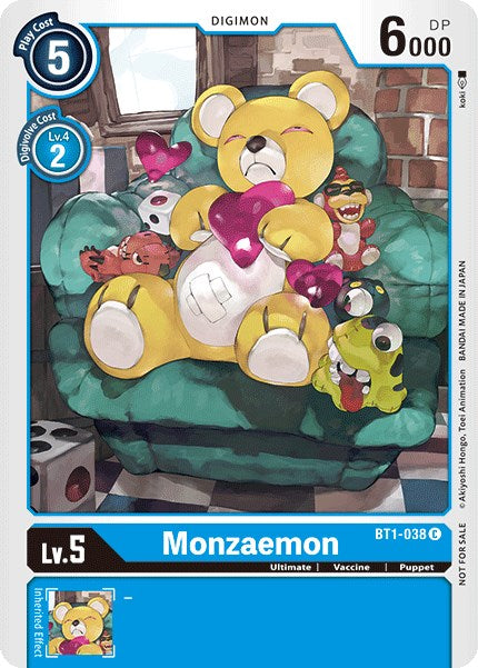 Monzaemon - BT1-038 (Official Tournament Pack Vol.2) [BT1-038] [Release Special Booster] Normal