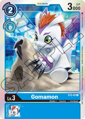 Gomamon - ST2-02 (Event Pack 1) [ST2-02] [Starter Deck 02: Cocytus Blue] Foil