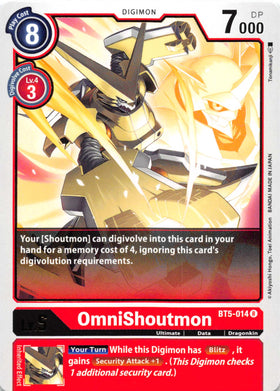 OmniShoutmon [BT5-014] [Battle of Omni] Normal