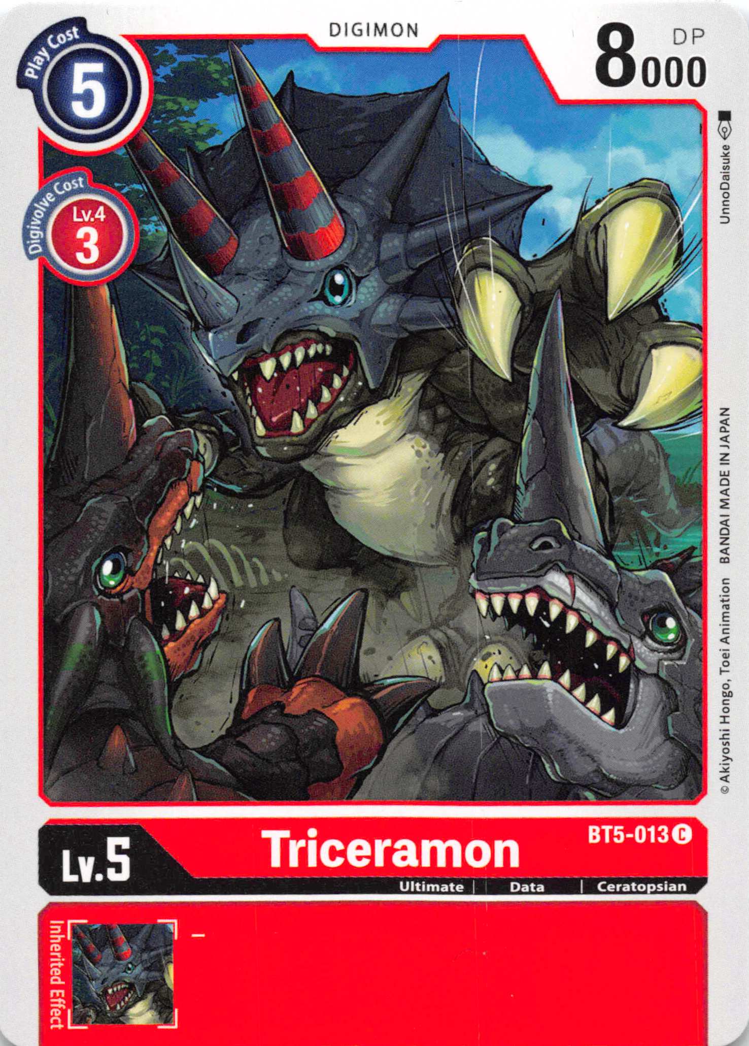 Triceramon [BT5-013] [Battle of Omni] Normal