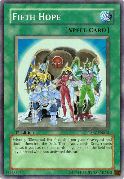 Fifth Hope [TAEV-EN045] Super Rare - Duel Kingdom