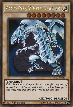 Blue-Eyes White Dragon [PGL2-EN080] Gold Rare - Duel Kingdom