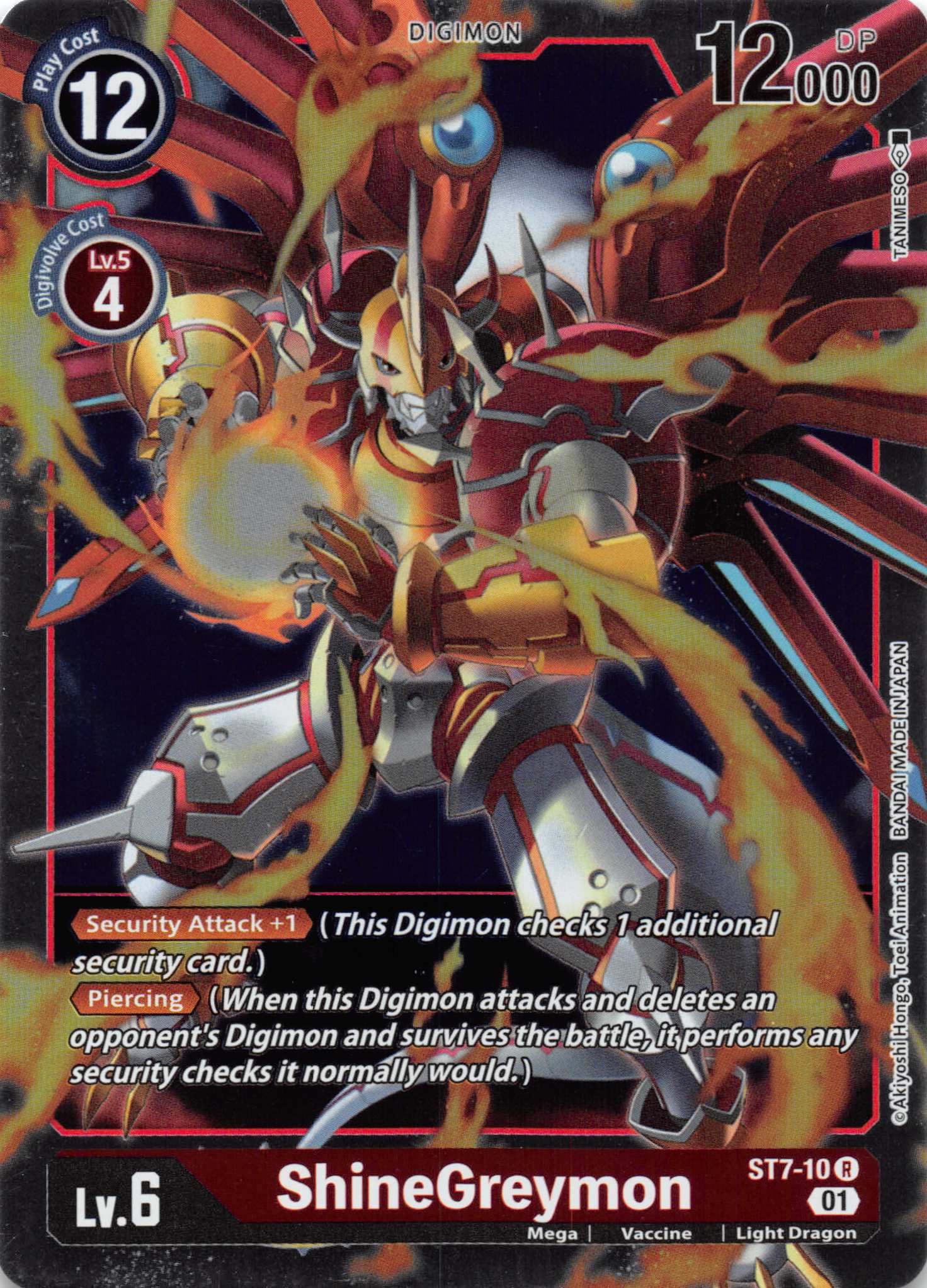 ShineGreymon [ST7-10] [Starter Deck 07: Gallantmon] Foil