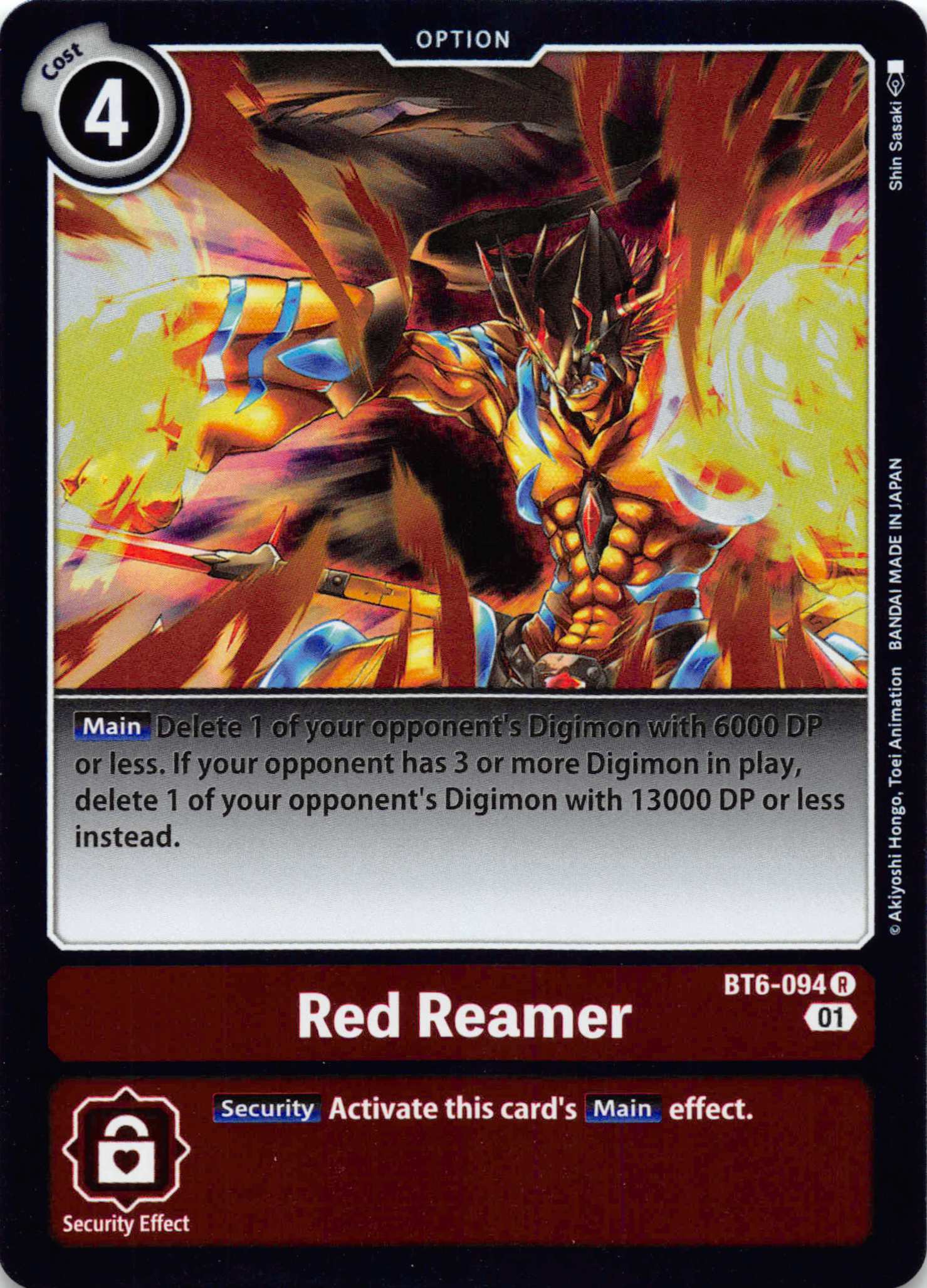 Red Reamer [BT6-094] [Double Diamond] Foil