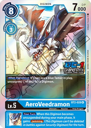 AeroVeedramon (DC-1 Grand Prix) [BT2-028] [Release Special Booster] Foil
