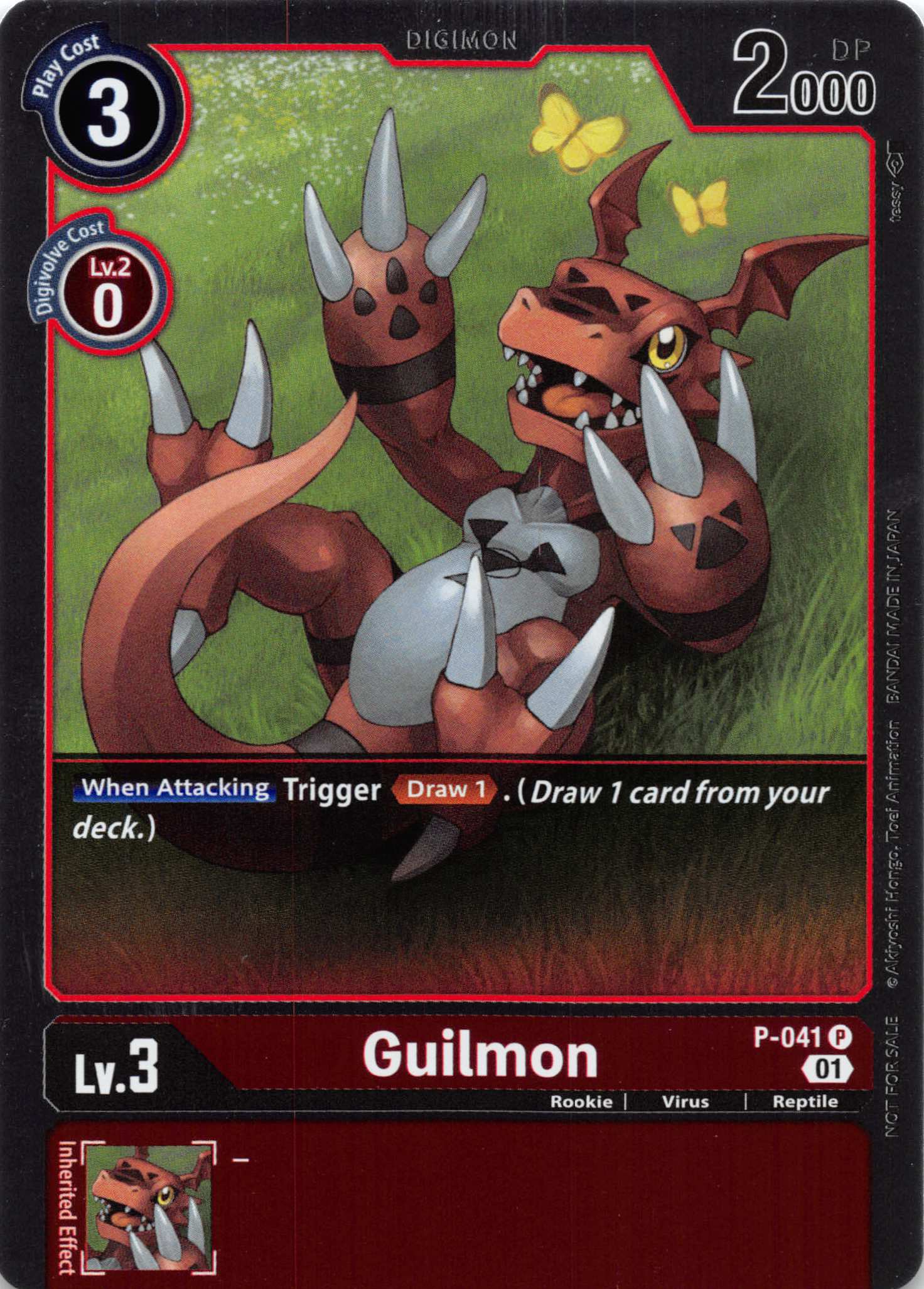 Guilmon [P-041] [Digimon Promotion Cards] Foil
