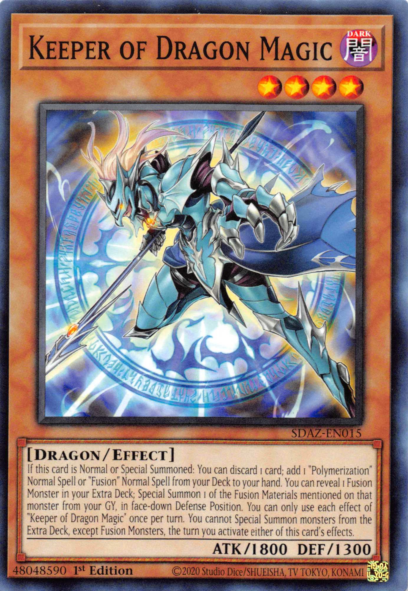 Keeper of Dragon Magic [SDAZ-EN015] Common - Duel Kingdom