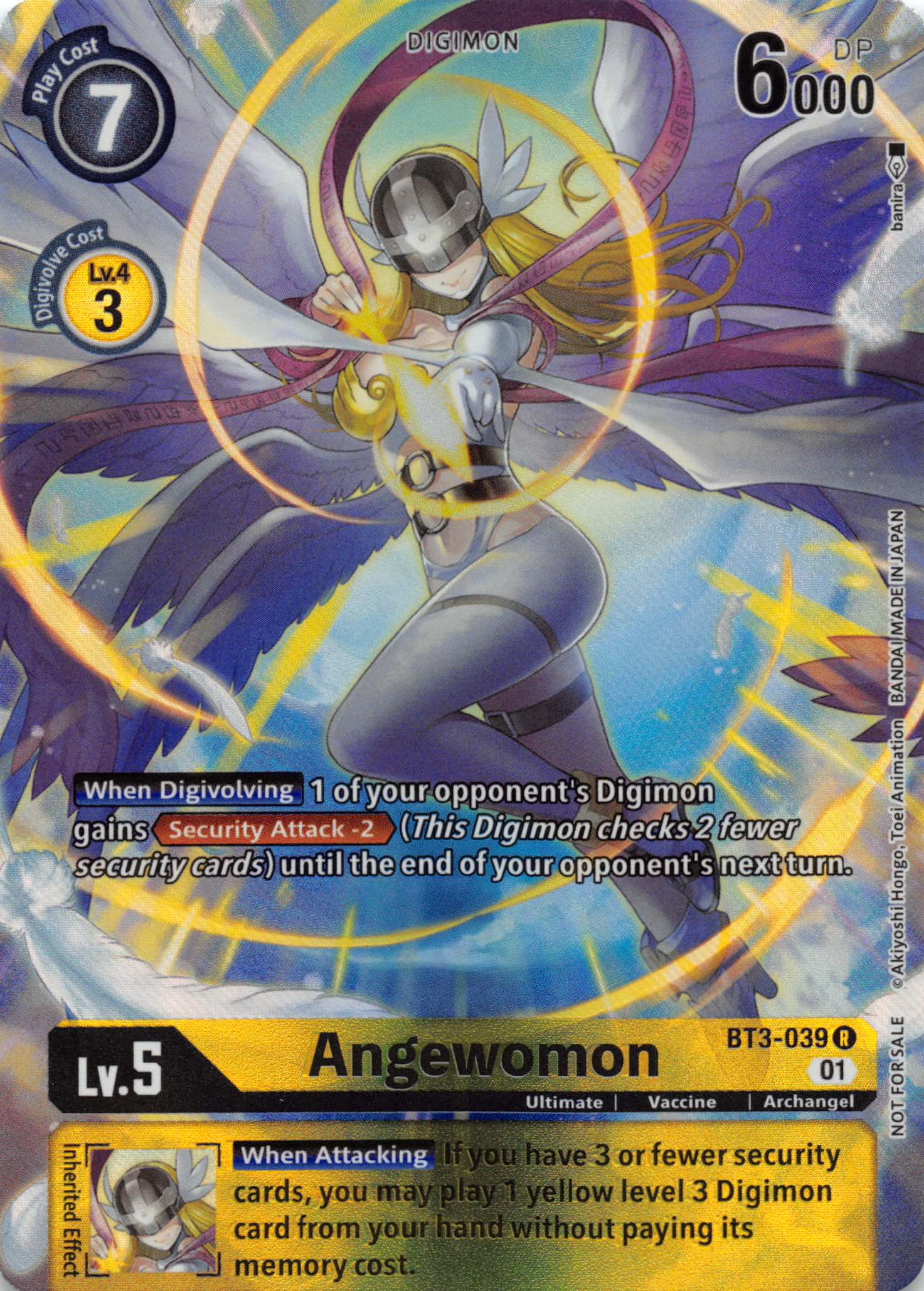 Angewomon (1-Year Anniversary Box Topper) [BT3-039] [Release Special Booster] Foil