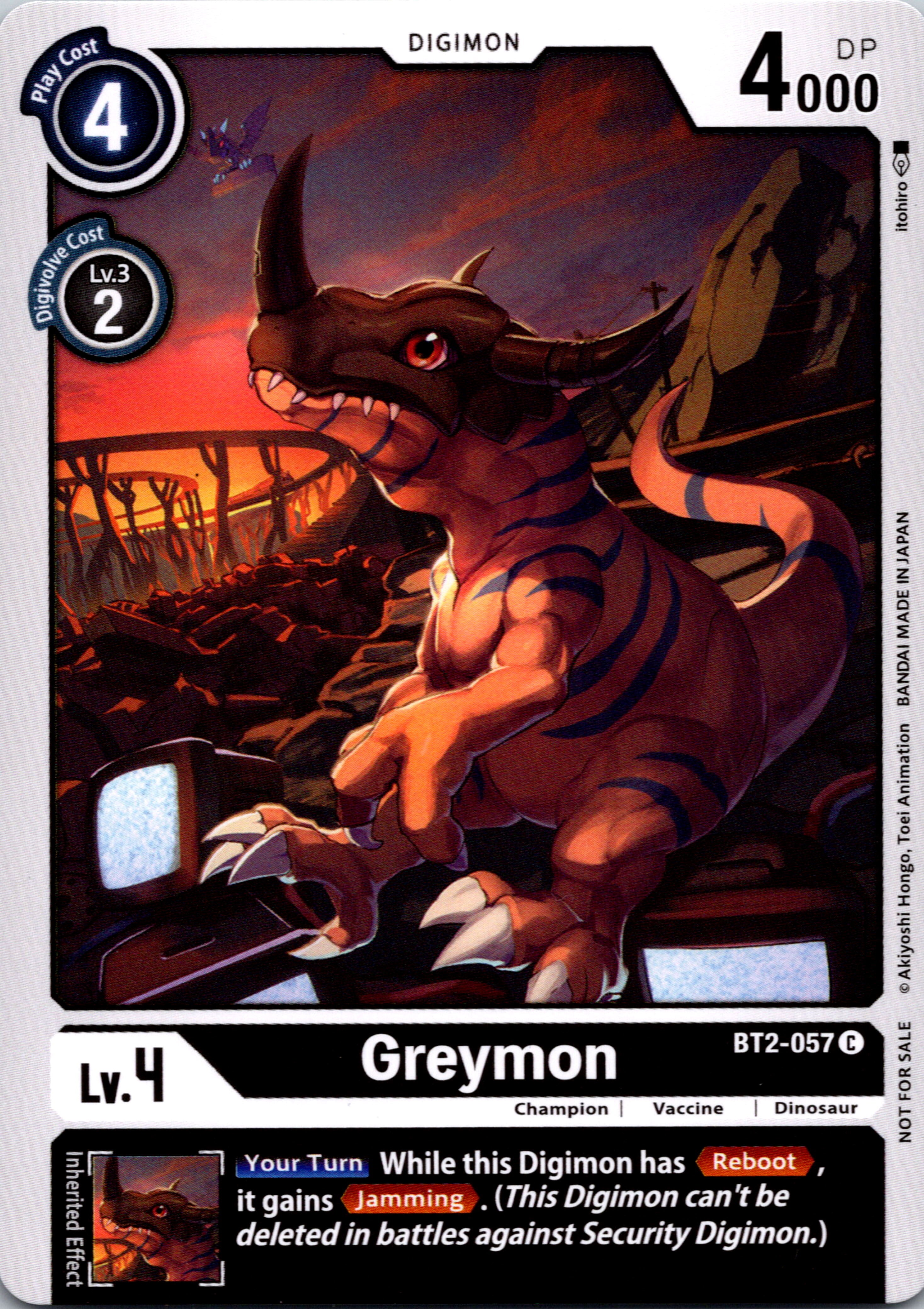 Greymon - BT2-057 (Official Tournament Pack Vol.3) [BT2-057] [Release Special Booster] Normal