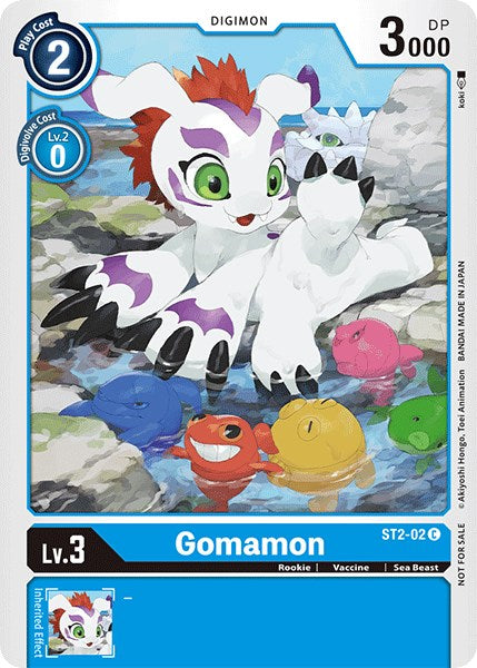 Gomamon (Official Tournament Pack Vol.3) [ST2-02] [Starter Deck 02: Cocytus Blue] Normal