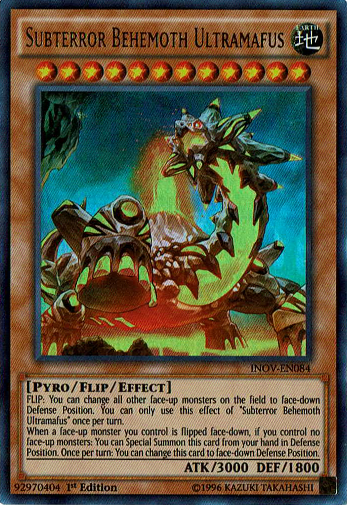Subterror Behemoth Ultramafus [INOV-EN084] Ultra Rare - Duel Kingdom