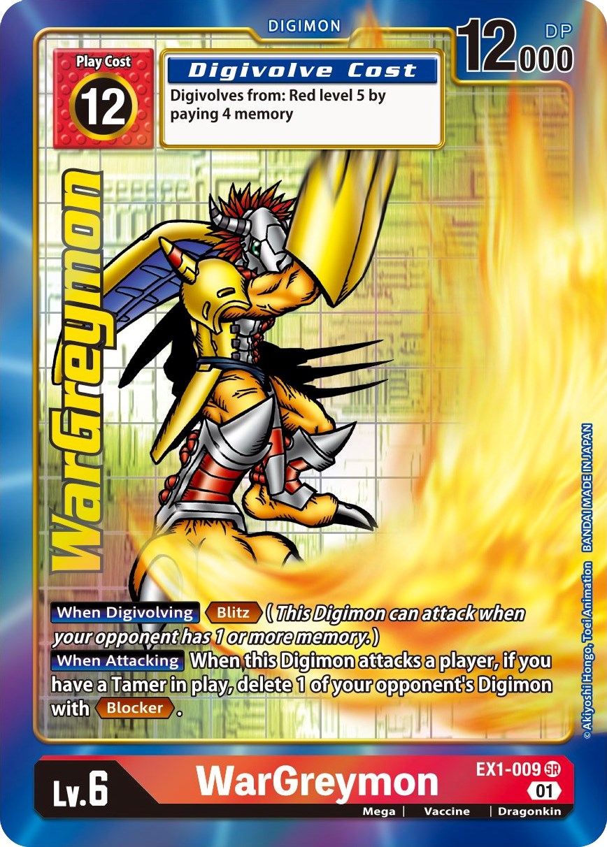 WarGreymon (Alternate Art) [EX1-009] [Classic Collection] Foil