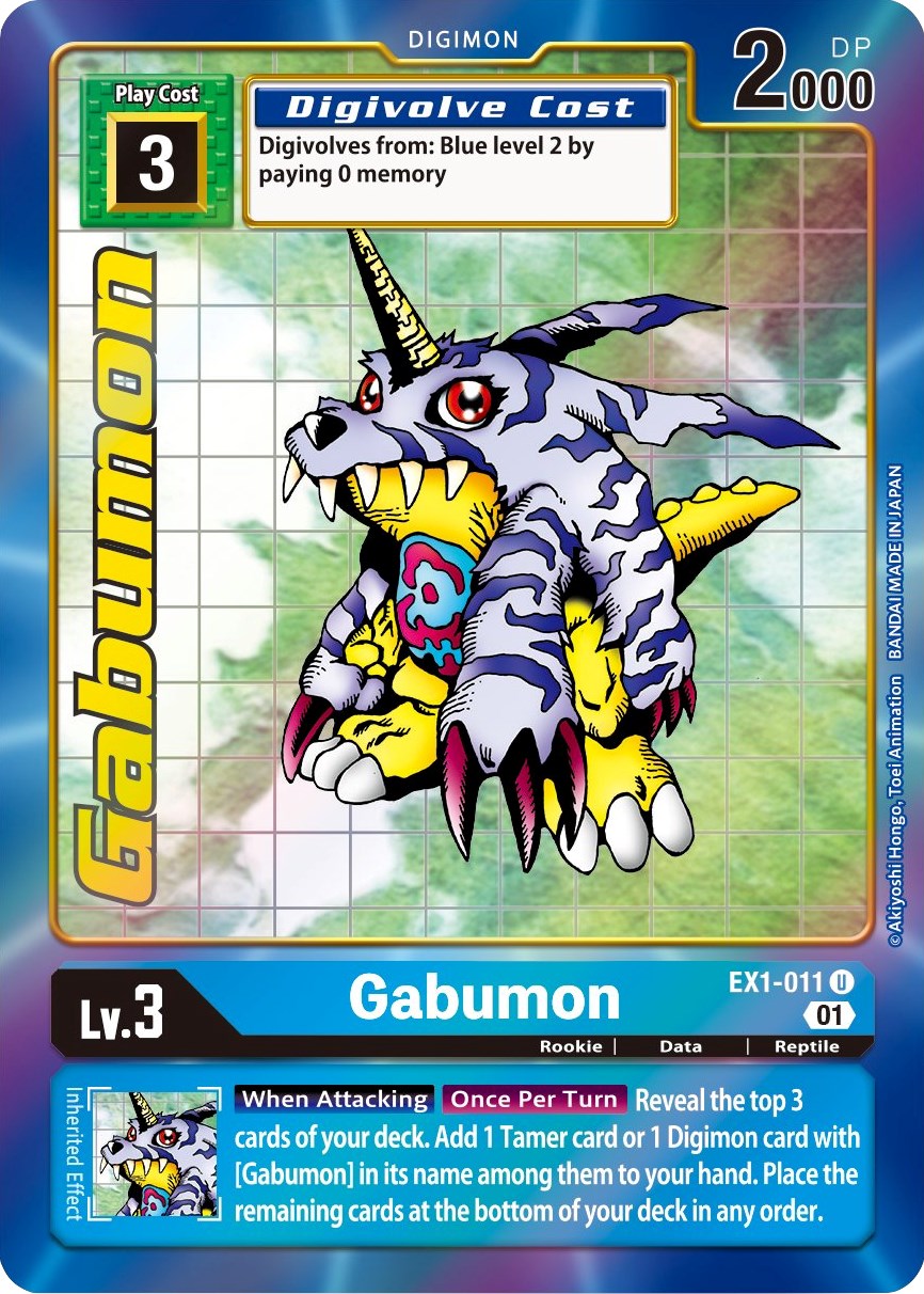 Gabumon (Alternate Art) [EX1-011] [Classic Collection] Foil