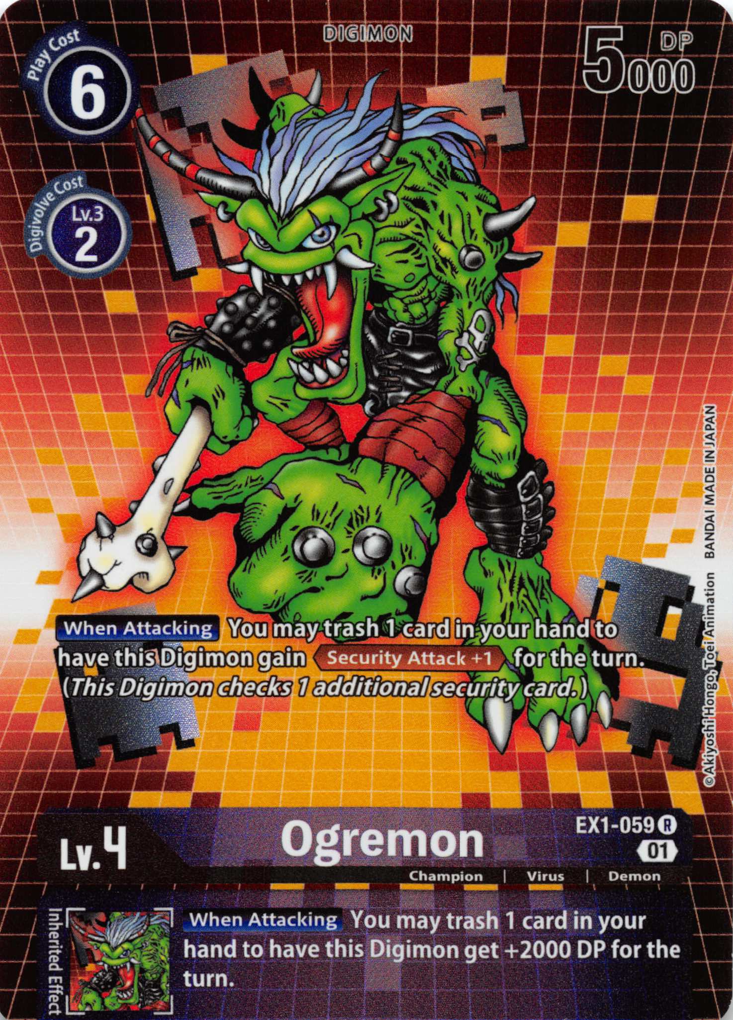 Ogremon (Alternate Art) [EX1-059] [Classic Collection] Foil