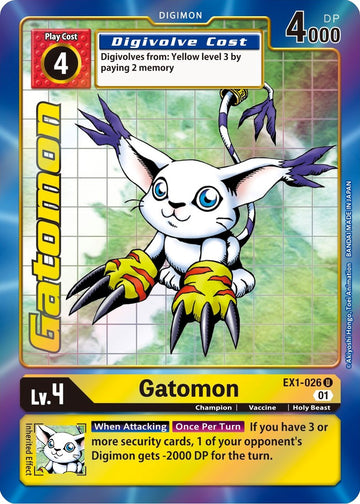 Gatomon (Alternate Art) [EX1-026] [Classic Collection] Foil