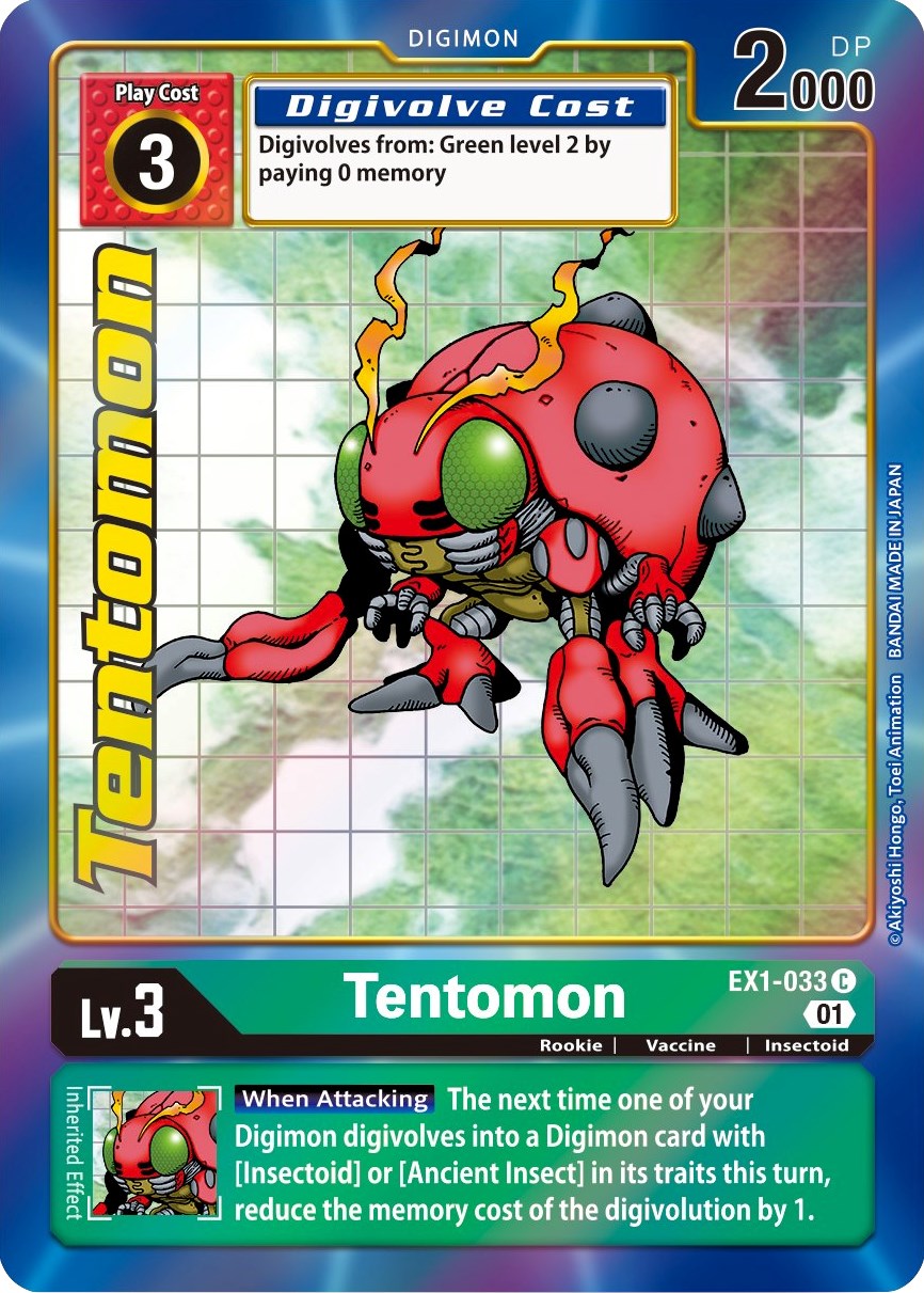 Tentomon (Alternate Art) [EX1-033] [Classic Collection] Foil