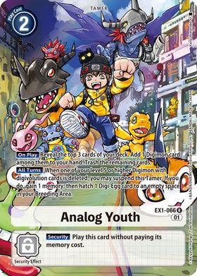 Analog Youth (Alternate Art) [EX1-066] [Classic Collection] Foil