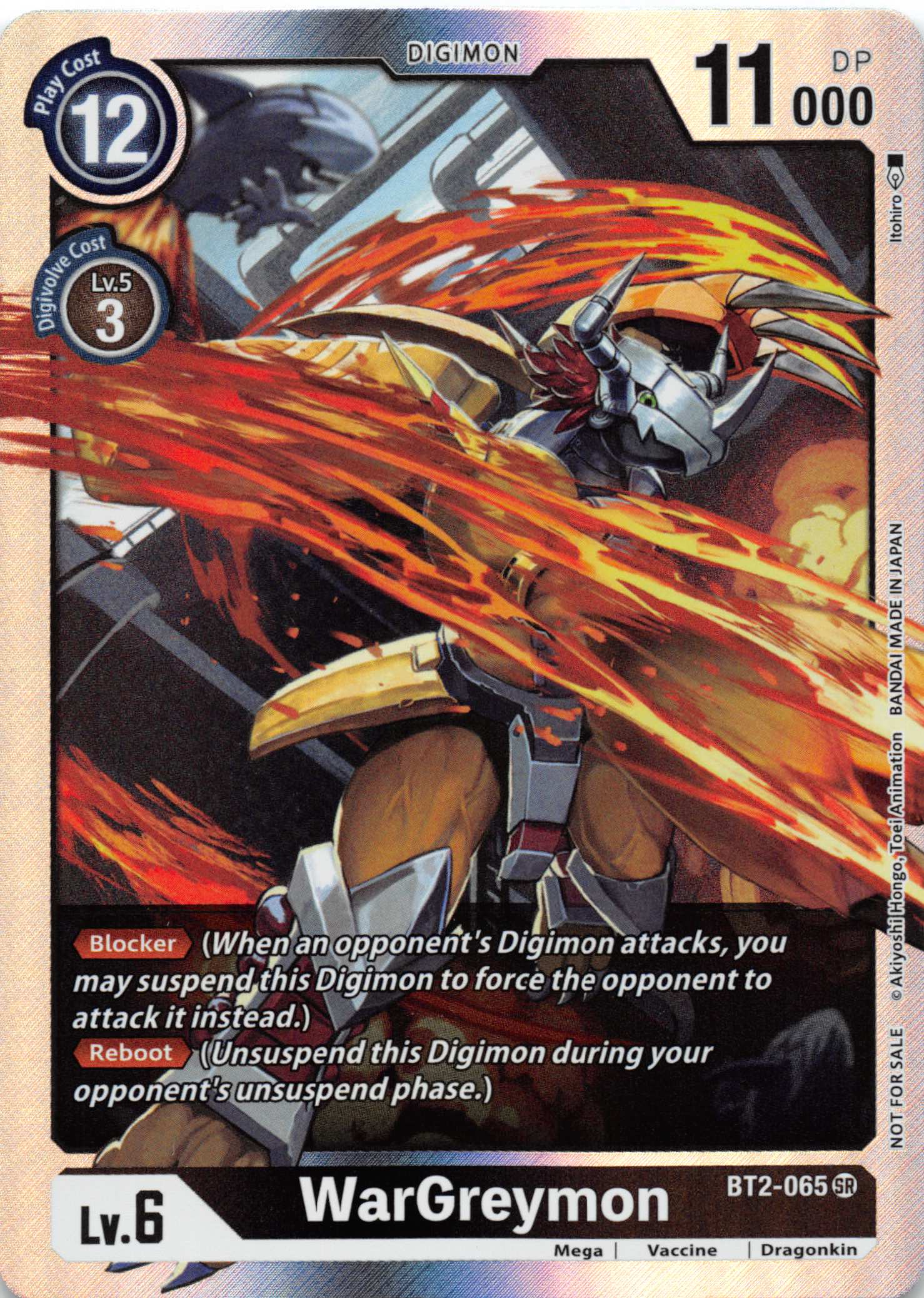 WarGreymon - BT2-065 (Classic Collection) [BT2-065] [Release Special Booster] Foil