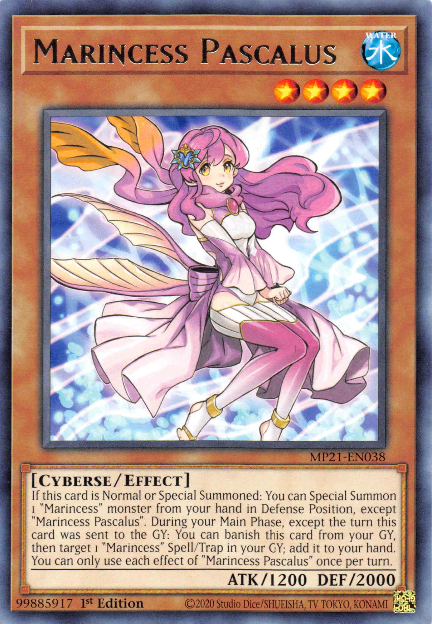 Marincess Pascalus [MP21-EN038] Rare - Duel Kingdom