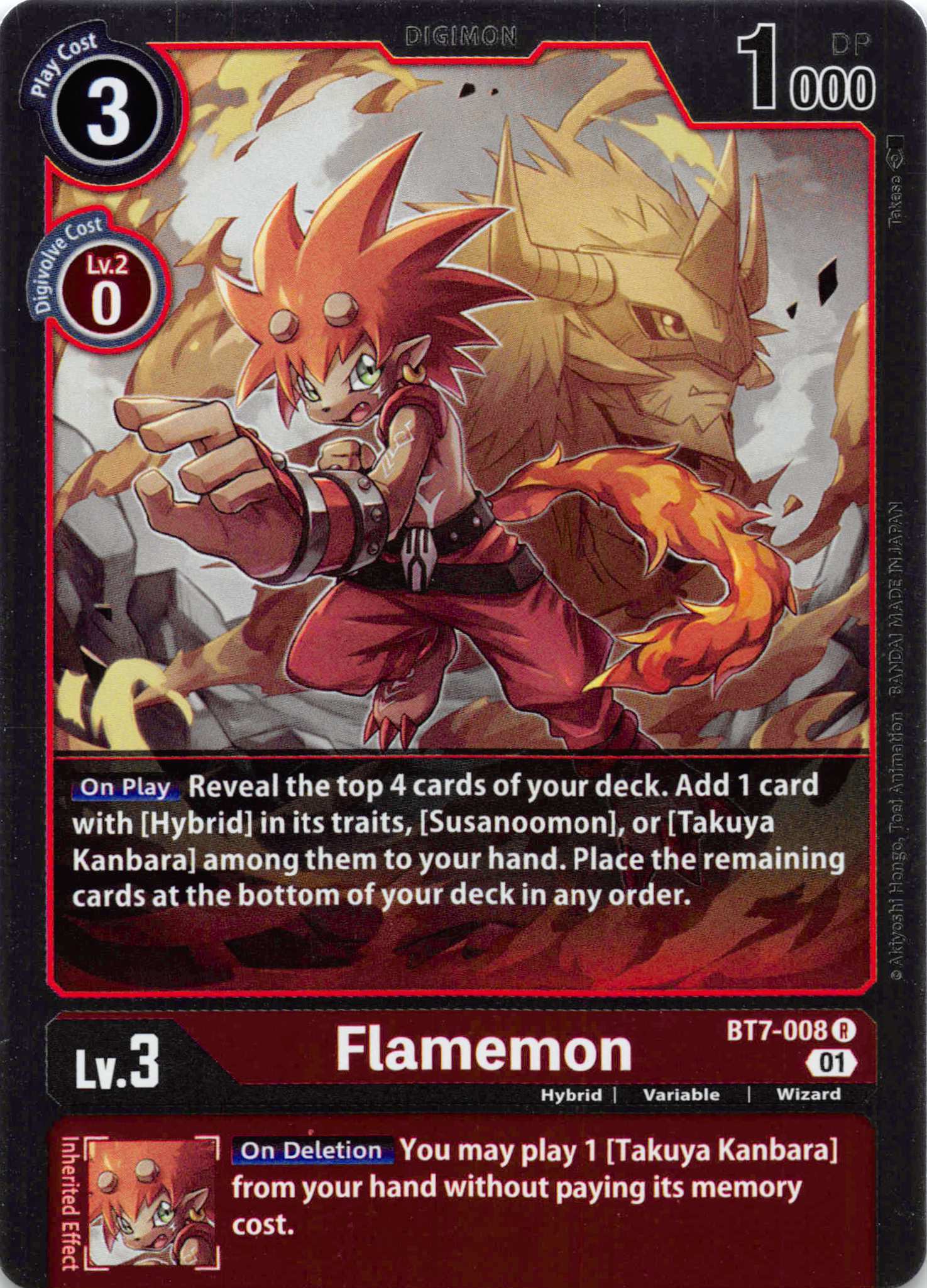 Flamemon [BT7-008] [Next Adventure] Foil