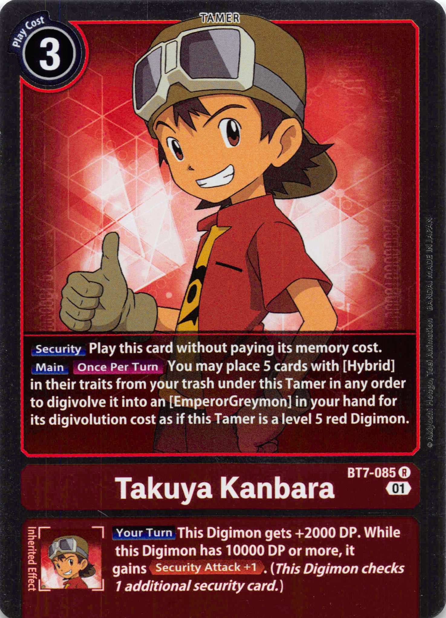 Takuya Kanbara [BT7-085] [Next Adventure] Foil