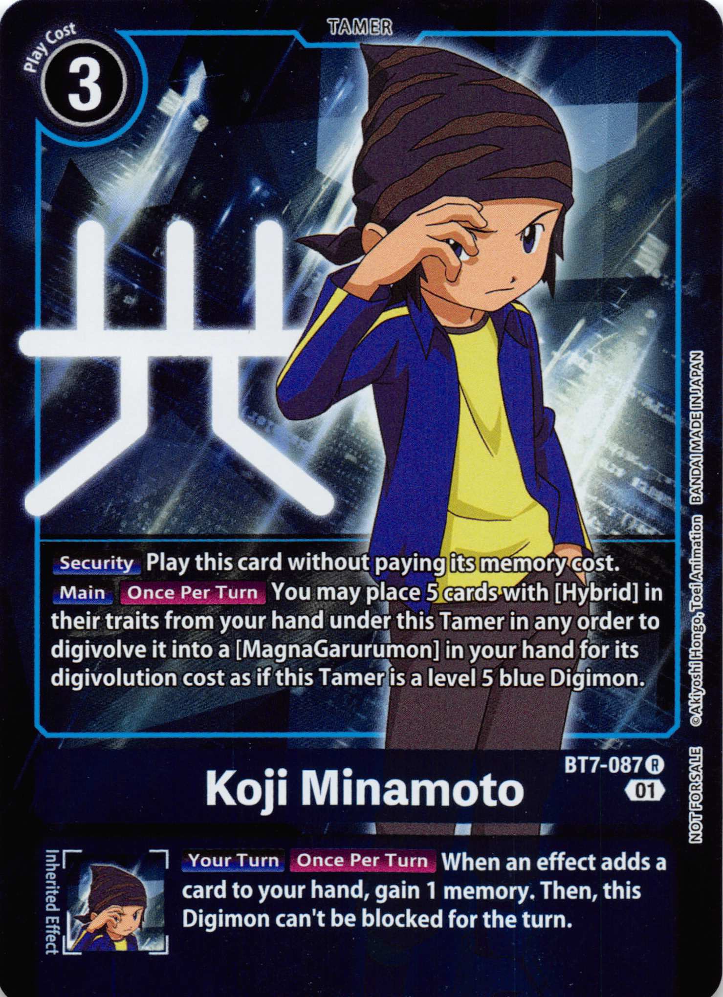 Koji Minamoto (Box Topper) [BT7-087] [Next Adventure] Foil