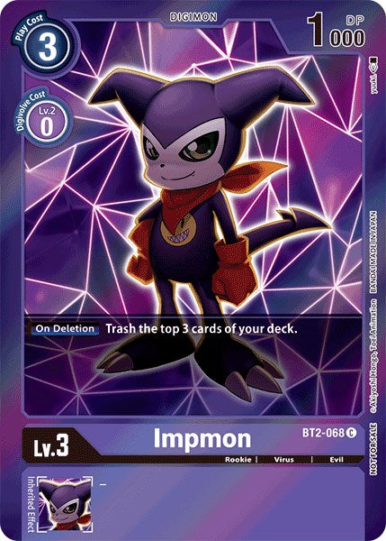 Impmon (Event Pack 2) [BT2-068] [Release Special Booster] Foil